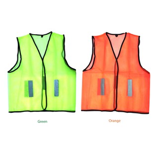 Safety Vest with Mesh Fabric and Velcro Stick-On Pad Enclosure Model 700