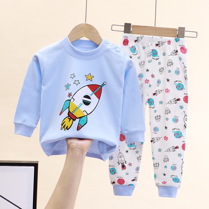 Baju Tidur Budak Lelaki Baby Kid Boy Pyjamas Sleepwear set New born to ...