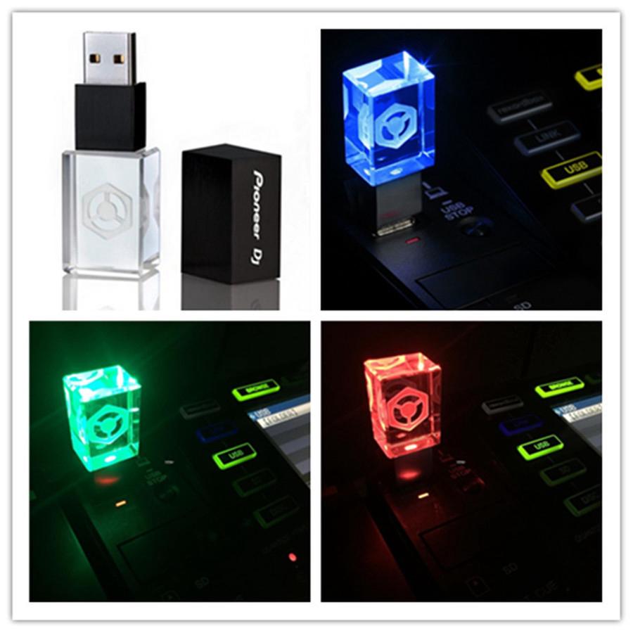 Fashion LED Crystal Usb Stick 8GB256GB Pioneer DJ Premium USB Flash Drive Shopee Malaysia
