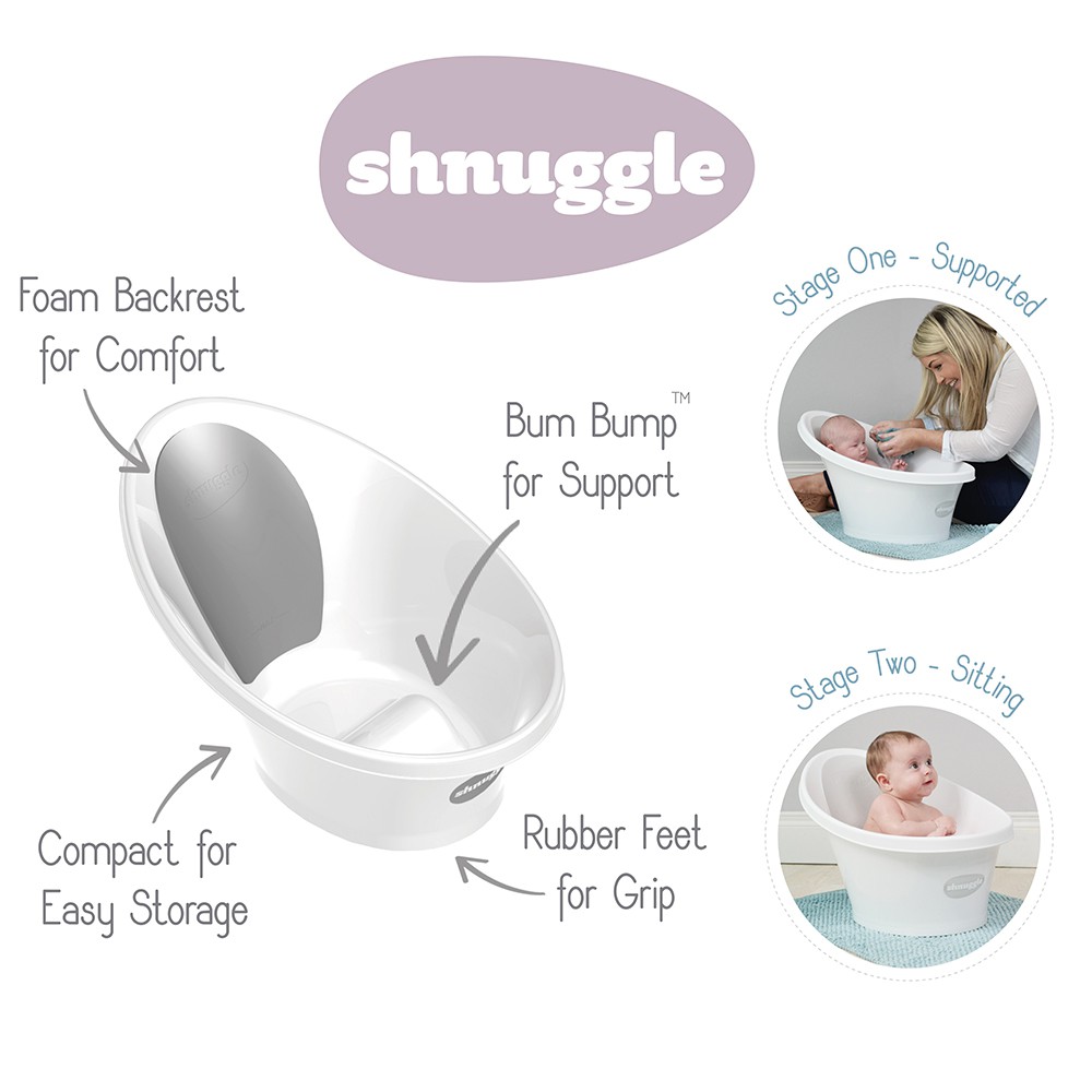 shnuggle bath tub