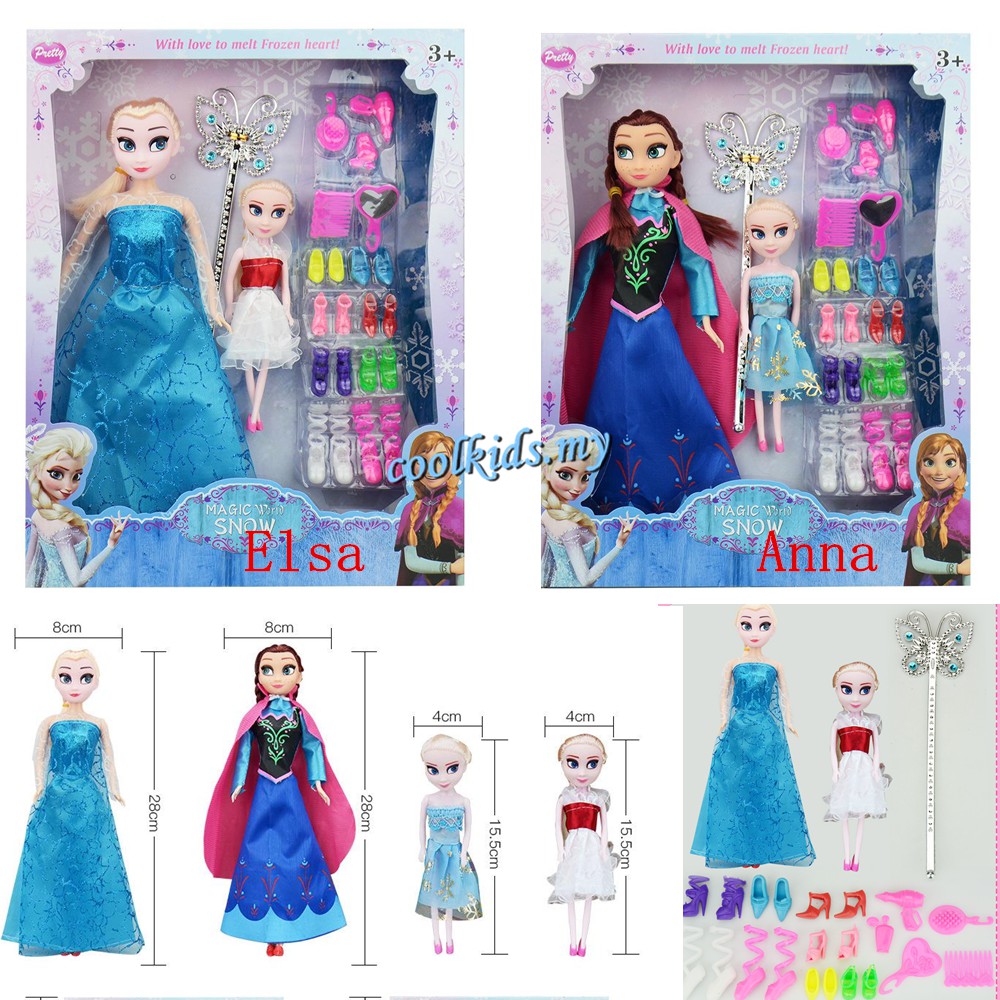 elsa anna frozen doll