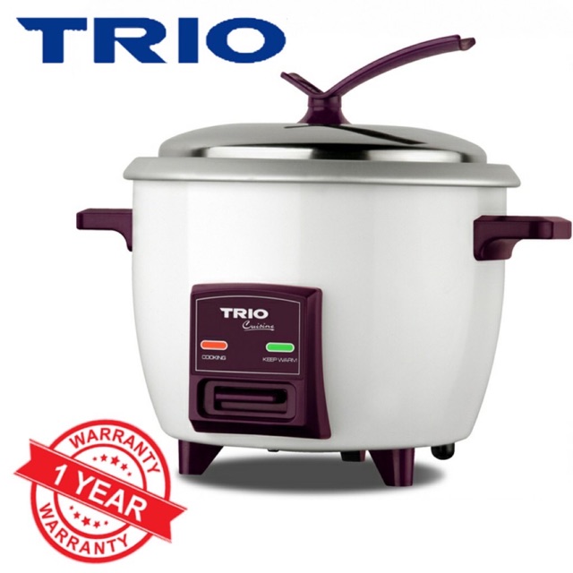 TRIO TRC-1803 1.8L RICE COOKER WITH ALUMINIUM STEAM TRAY