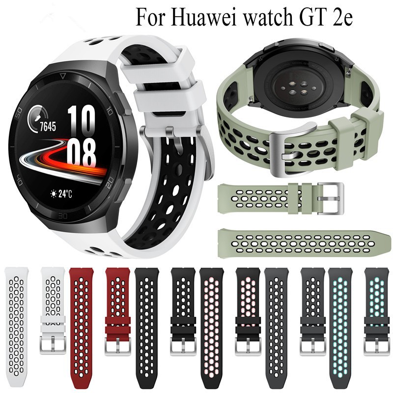 Sport Silicone Watch Strap For Huawei watch GT 2e SmartWatch band Replacement for Huawei GT2e gt2 e WristBand 46mm Bracelet belt