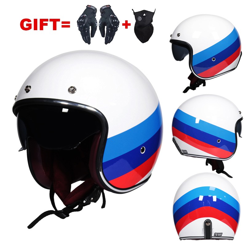 High Quality Motorcycle Helmet Cafe Racer Style 2021 Open Face Helmet