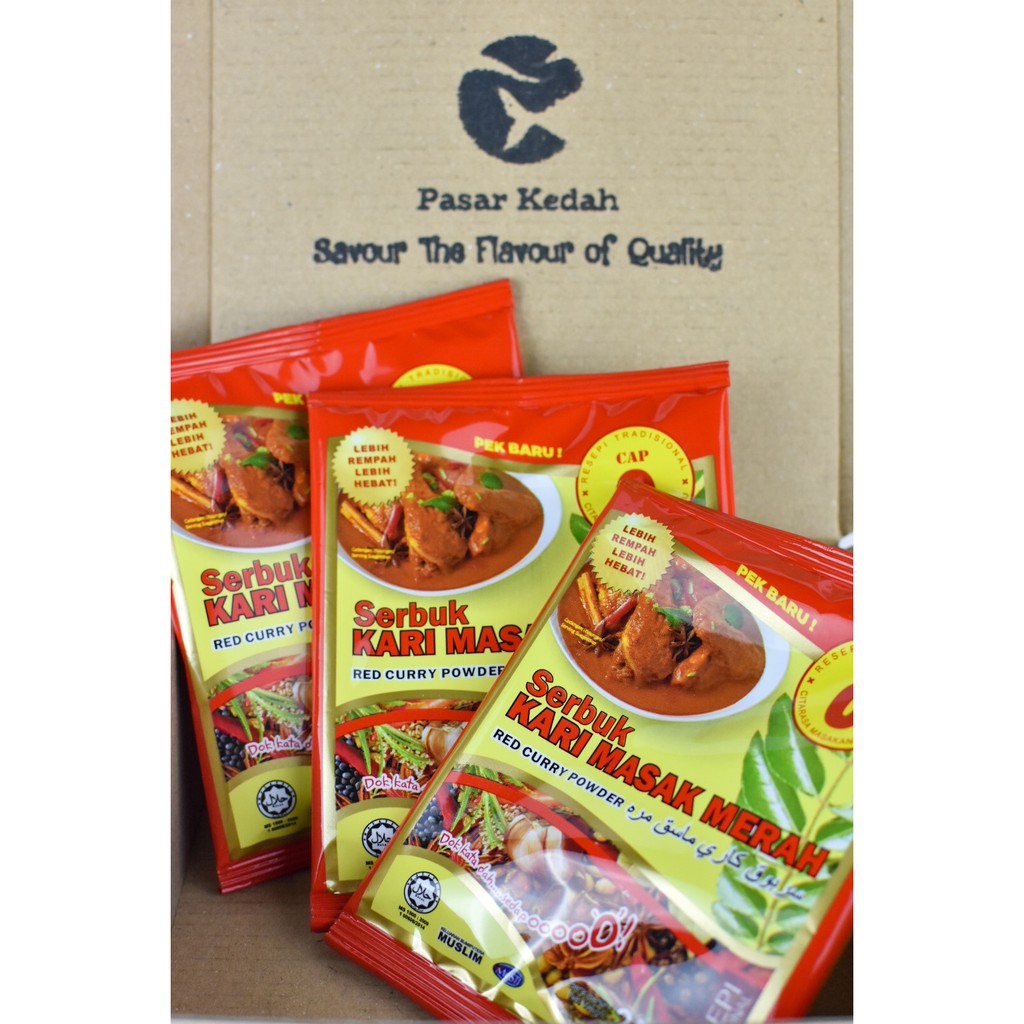 Serbuk Kari Masak Merah Cap O 25g | Shopee Malaysia