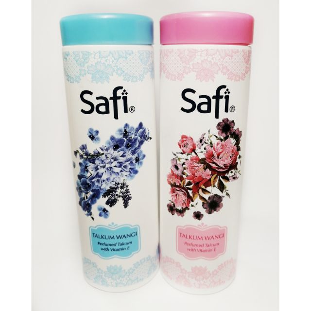 Safi Bedak Talkum Powder Wangi 90g (Perfumed Talcum With Vitamin E)
