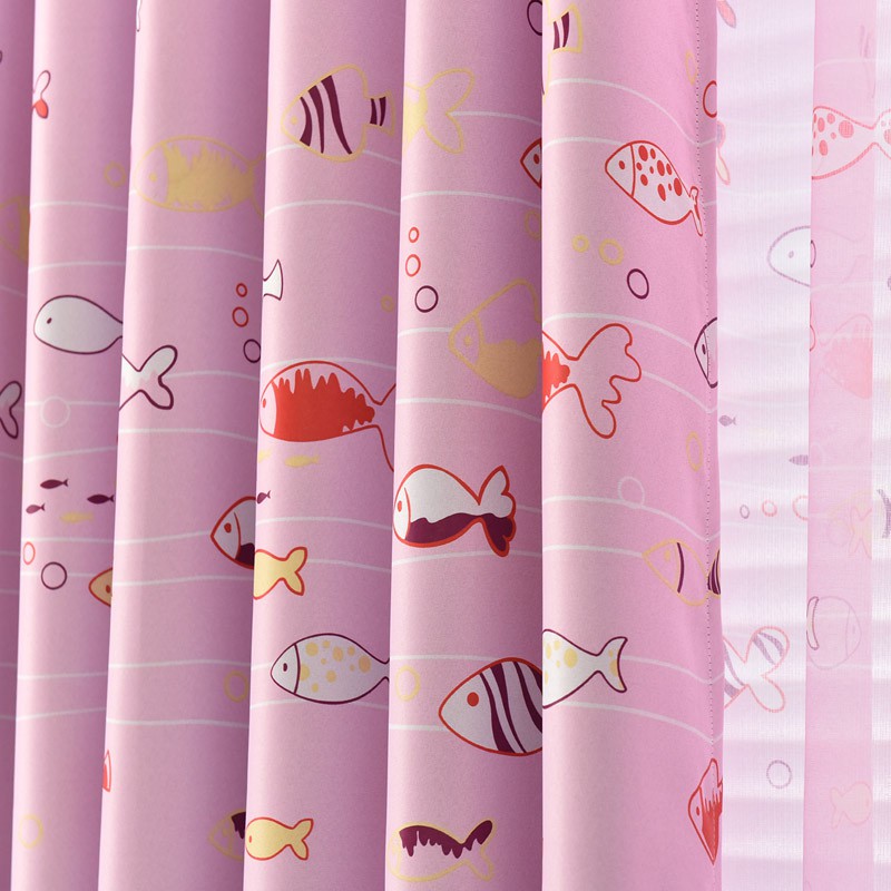 Children S Room Cartoon Blackout Curtain Fabric Simple Modern Boy