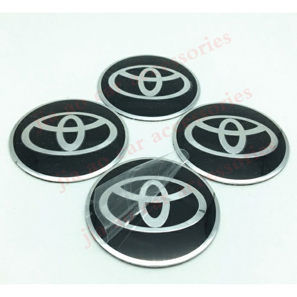 4pcs 65mm/56.5mm Toyota Car emblem Wheel Center Hub Cap ...