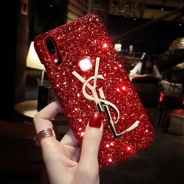 Bling Glitter Saint Laurent Ysl Sequins Case For Iphone 11 Pro Max 5 6 7 8 Plus Se X Xs Xr Cover Luxury Brand Casing H Shopee Malaysia