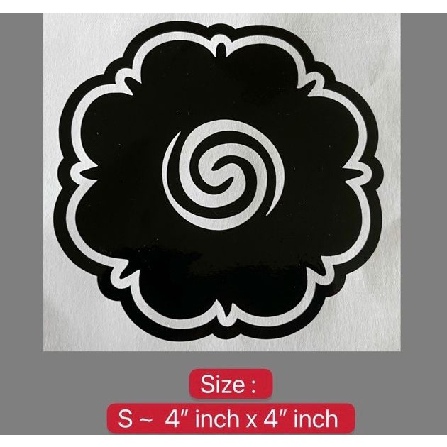 (1pcs) Flower LOGO Sticker Cutting Vinly Decals Shopee Malaysia