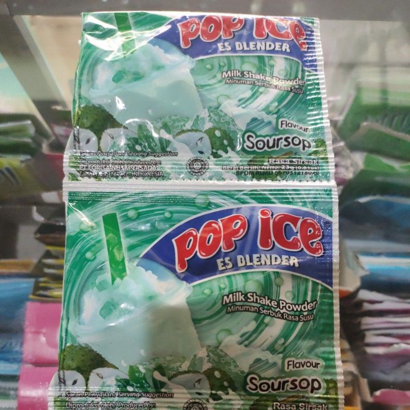 Pop ice Soursop 23g 1renceng Contents 10pcs | Shopee Malaysia