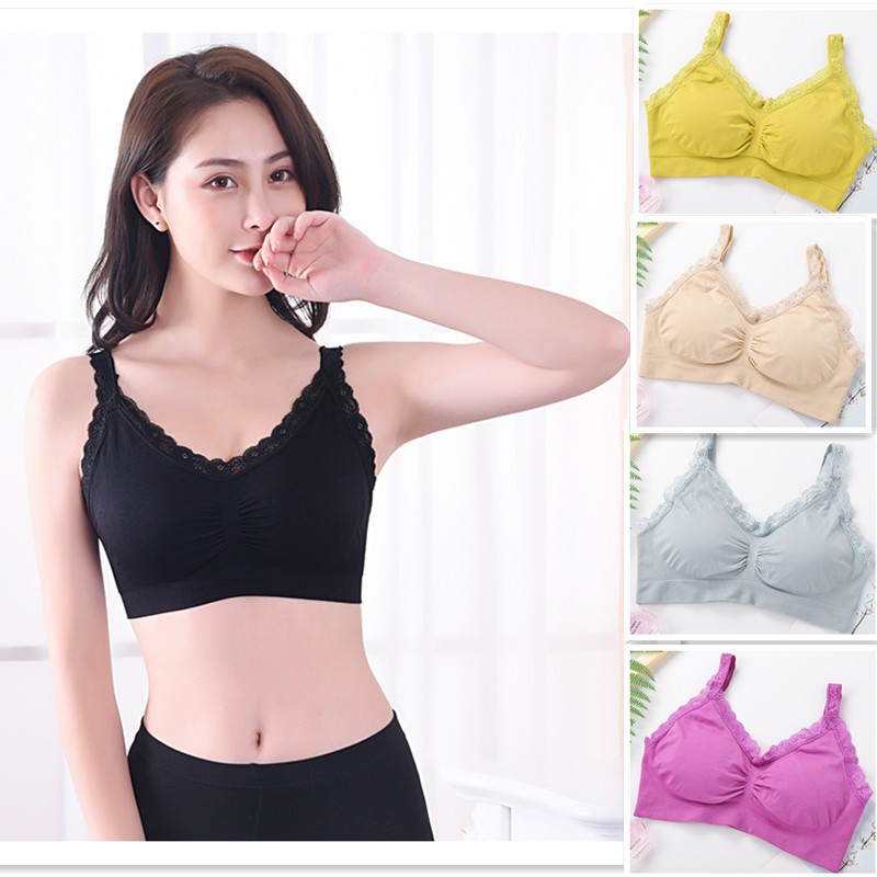 Plus Size Bras Seamless Design Non Wired Ladies Bras Comfortable