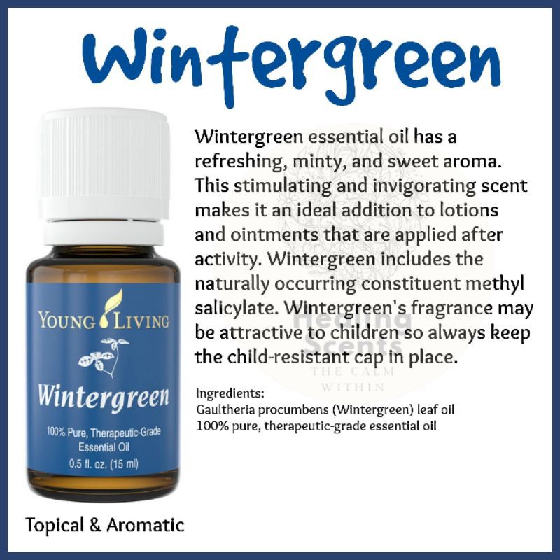 Young Living Wintergreen Essential Oil 15ml Shopee Malaysia
