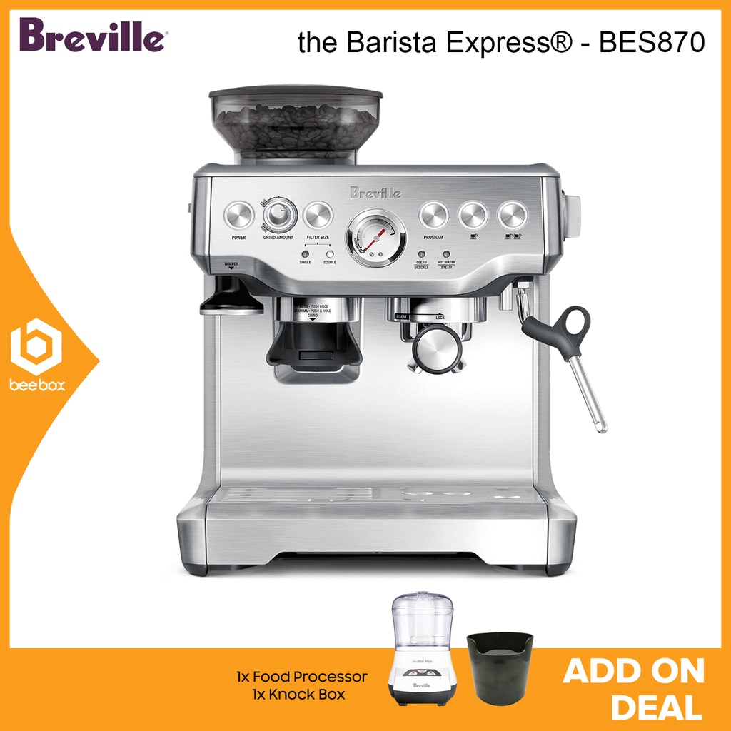 Breville BES870 Barista Express Espresso Coffee Machine Coffee Maker ...