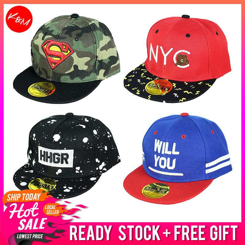 kids snap cap