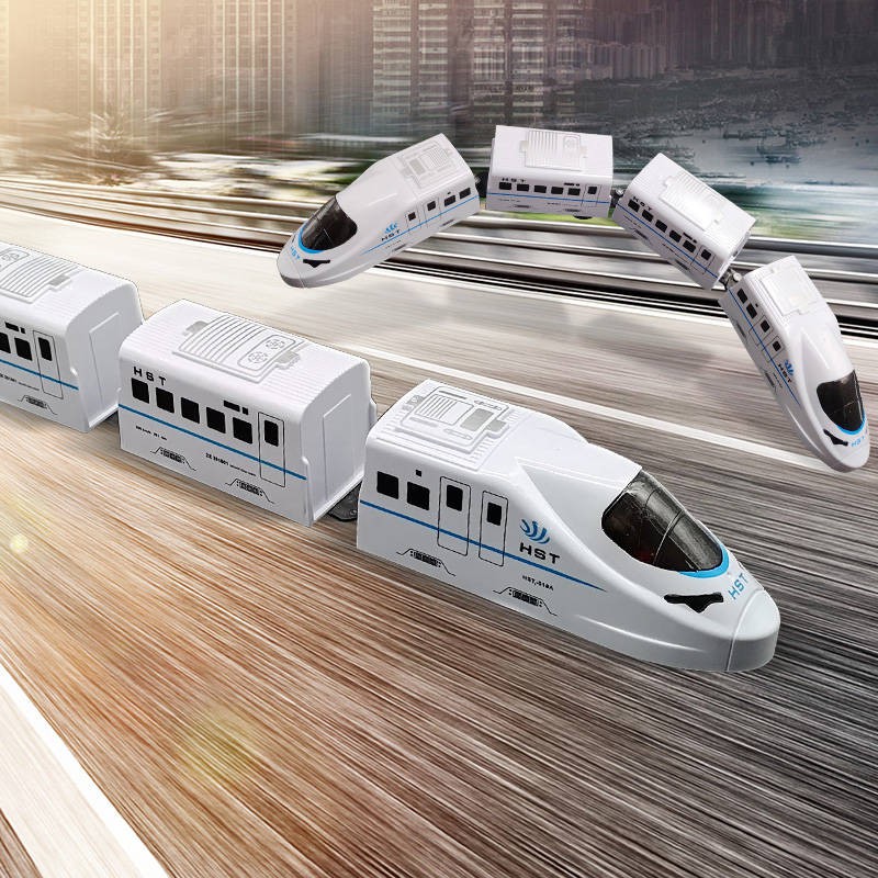 Early learning Electric Simulation Harmony EMU high-speed train train ...