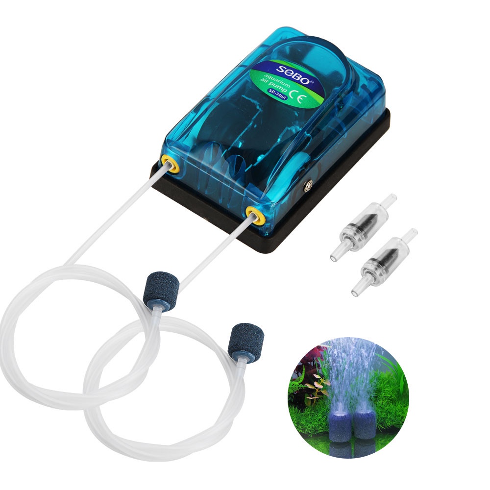 Sobo Air Pump Sb 948 Aquarium Air Pump Pam Oksigen Ikan Pump Ikan Hydroponic Arowana Aquapet Lazada