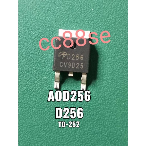 D256 AOD256 TO-252 SMD N-CHANNEL MOSFET TRANSISTOR FET | Shopee Malaysia