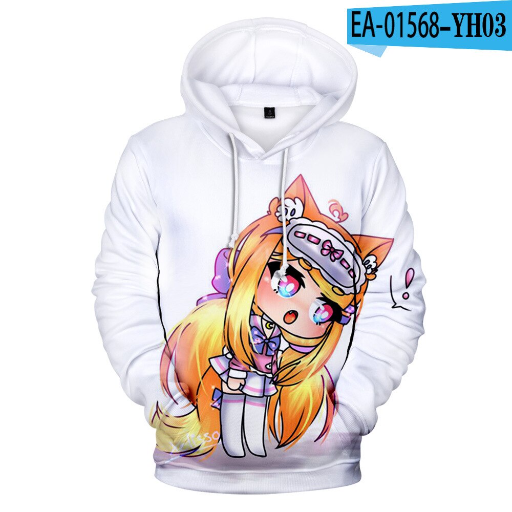 Available 3 To 14 Years Old Kid Boy Girl Harajuku Kid S 3d Hoodie Game Gacha Life Hoody Sweatshirt Kids Boy Girl Fashion Streetwear Boys Girls Anime Cute Gacha Life Tops Shopee Malaysia