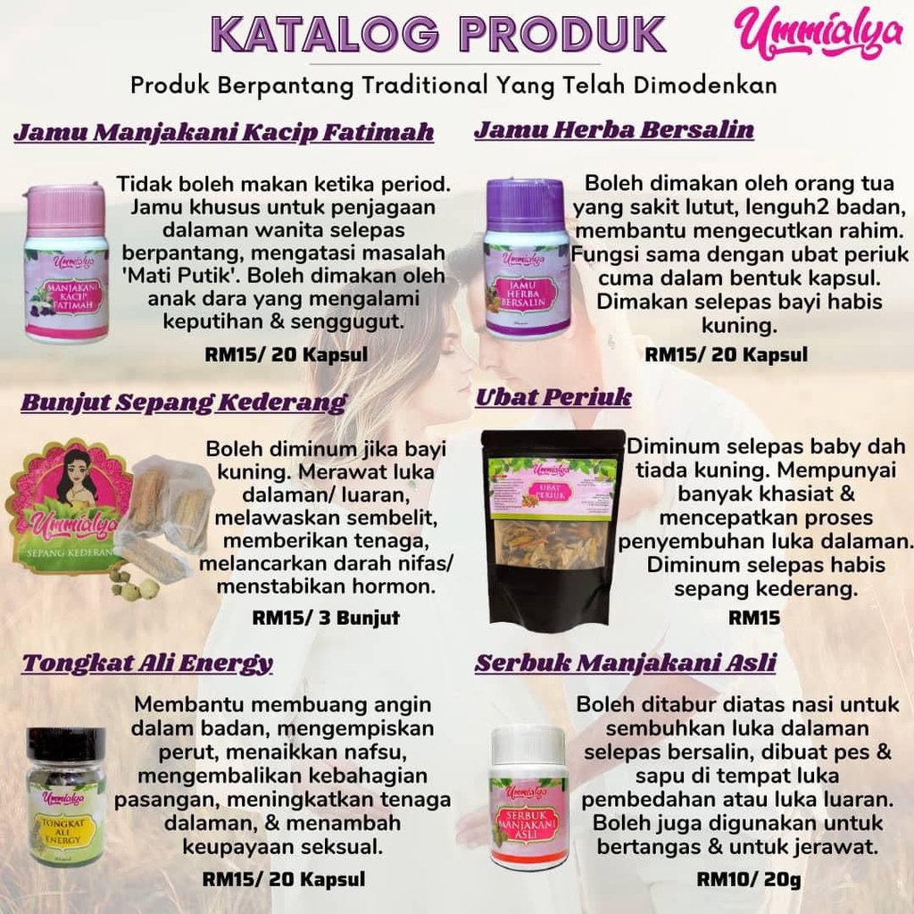 Ummialya Set Berpantang Dan Set Bersalin Ibu Dan Anak Set Pantang Lengkap Normal Czer Maternity Accessories Care Shopee Malaysia