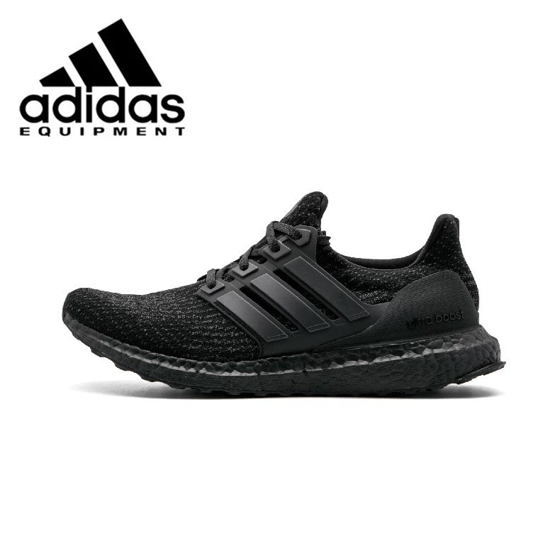 adidas ultra boost black running shoes