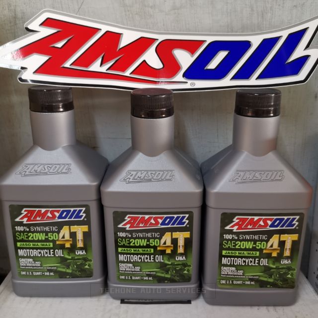 amsoil synthetic motorcycle oil