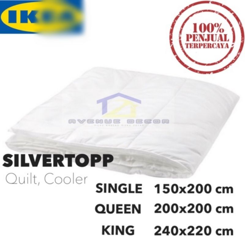 SILVERTOPP Quilt, Cooler. Single/Queen/King Size Quilt Shopee Malaysia