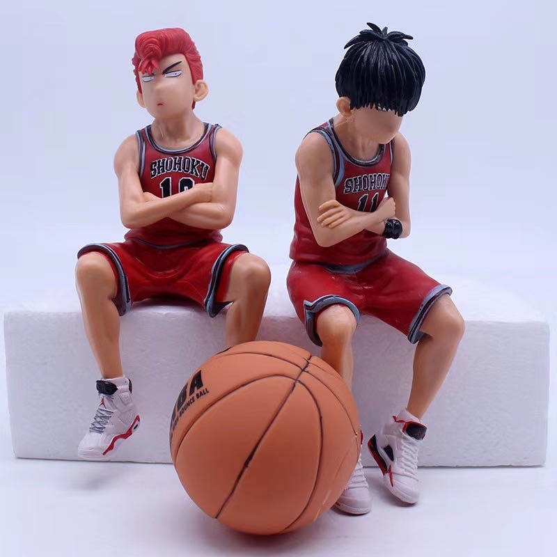 15CM Anime SLAM DUNK Sakuragi Hanamichi PVC Action Figures Rukawa Kaede ...