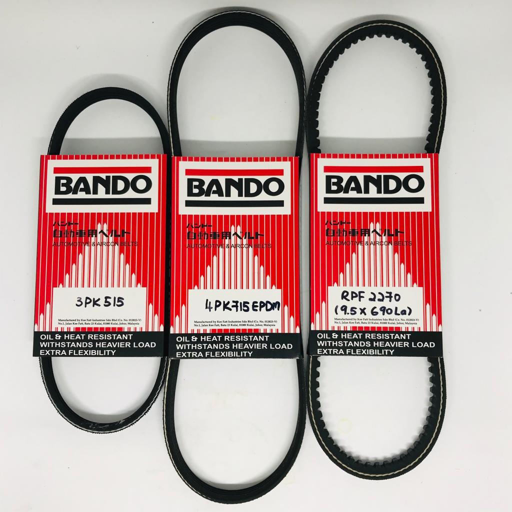 BANDO Perodua Kenari Kelisa 100 Original Belt Set fot Alternator