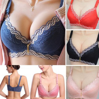 Women Plus Size Underwear Push Up Bra Minimizer Deep Thick Padded