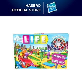 Hasbro Gaming The Game of Life Game, Family Board Game for 2-4 Players, Indoor Game for Kids , Pegs Come in 6 Colors