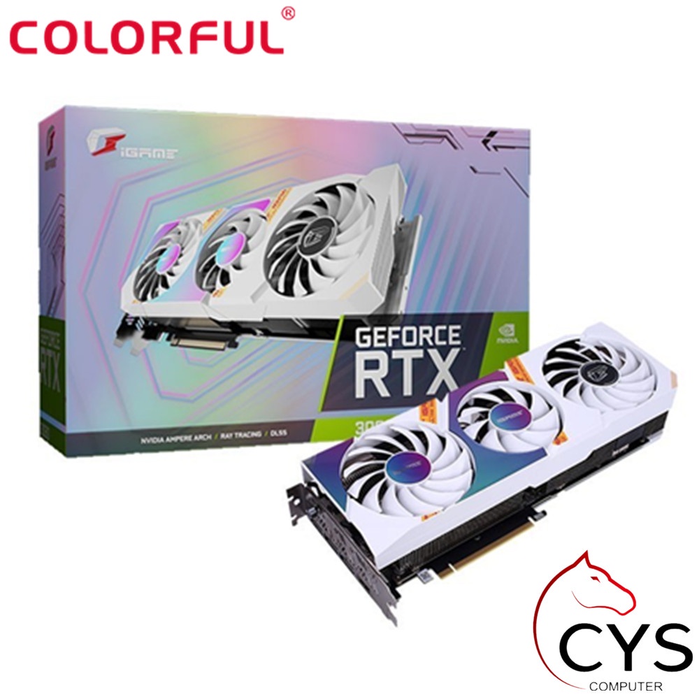 COLORFUL GEFORCE RTX 3060 IGAME ULTRA W OC 12GB GDDR6 192BIT GRAPHIC ...