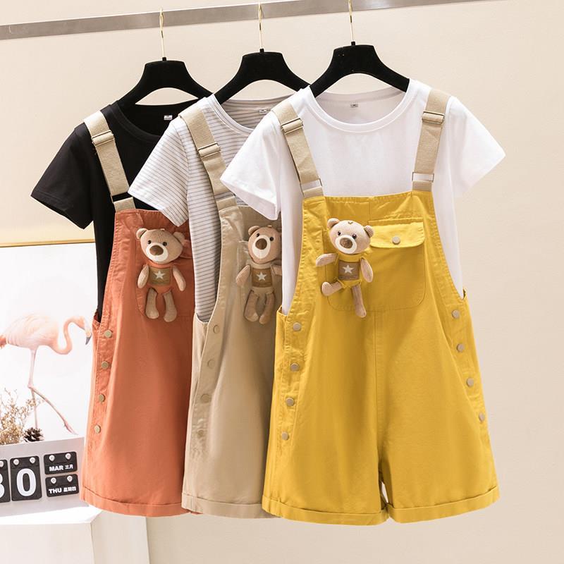 Casual Overalls Women's Clothing 2022 Loose Shorts Fashion Suit Thin