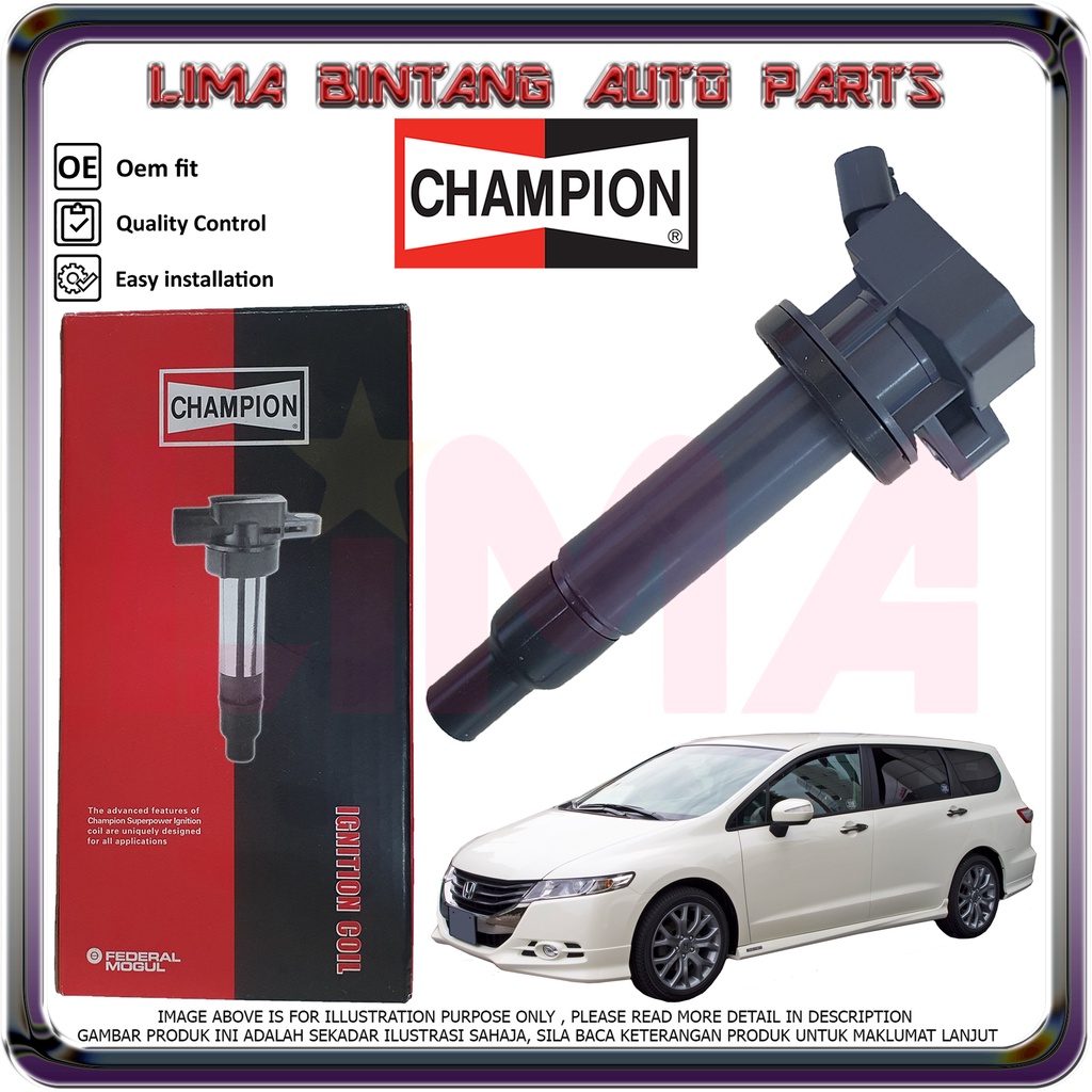 Honda Odyssey RB3 Ignition Coils , Plug Coil CHAMPION *Original* ( 2.4