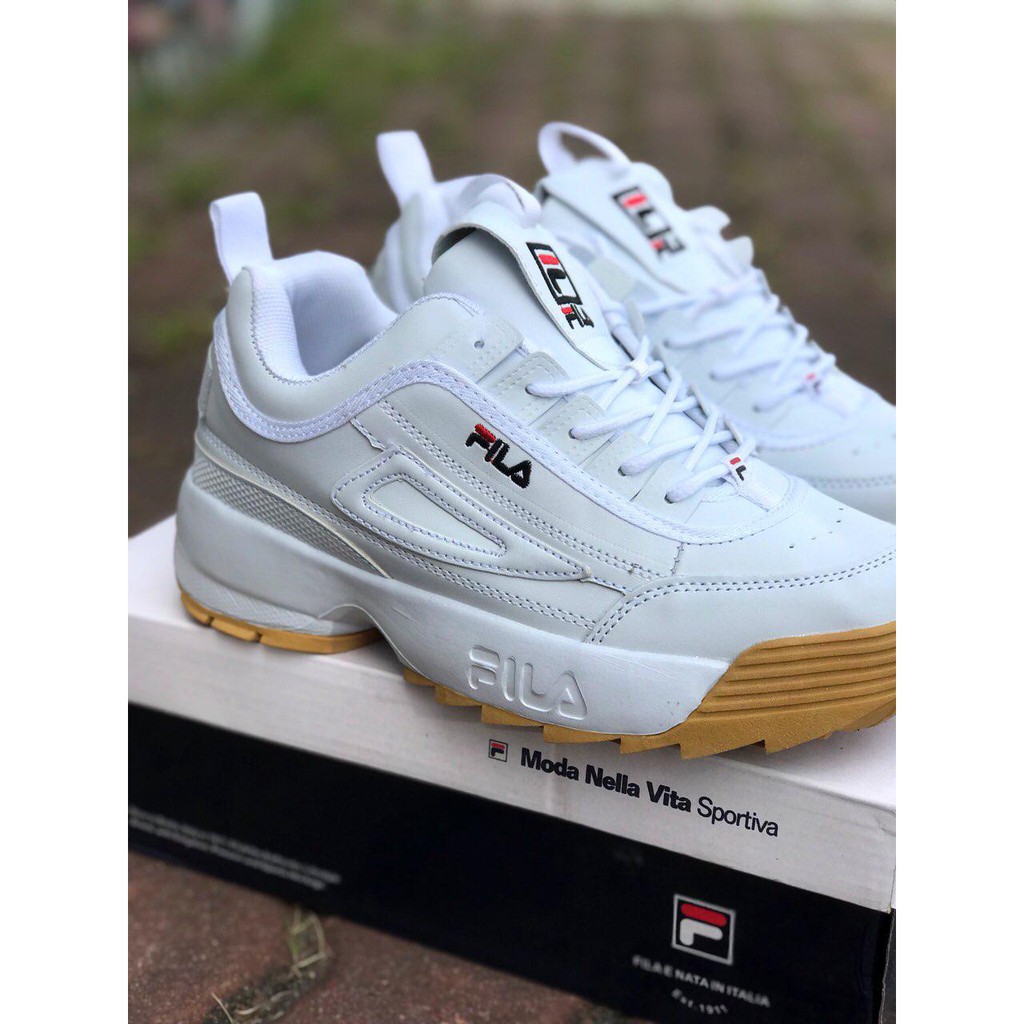fila disruptor gum sole
