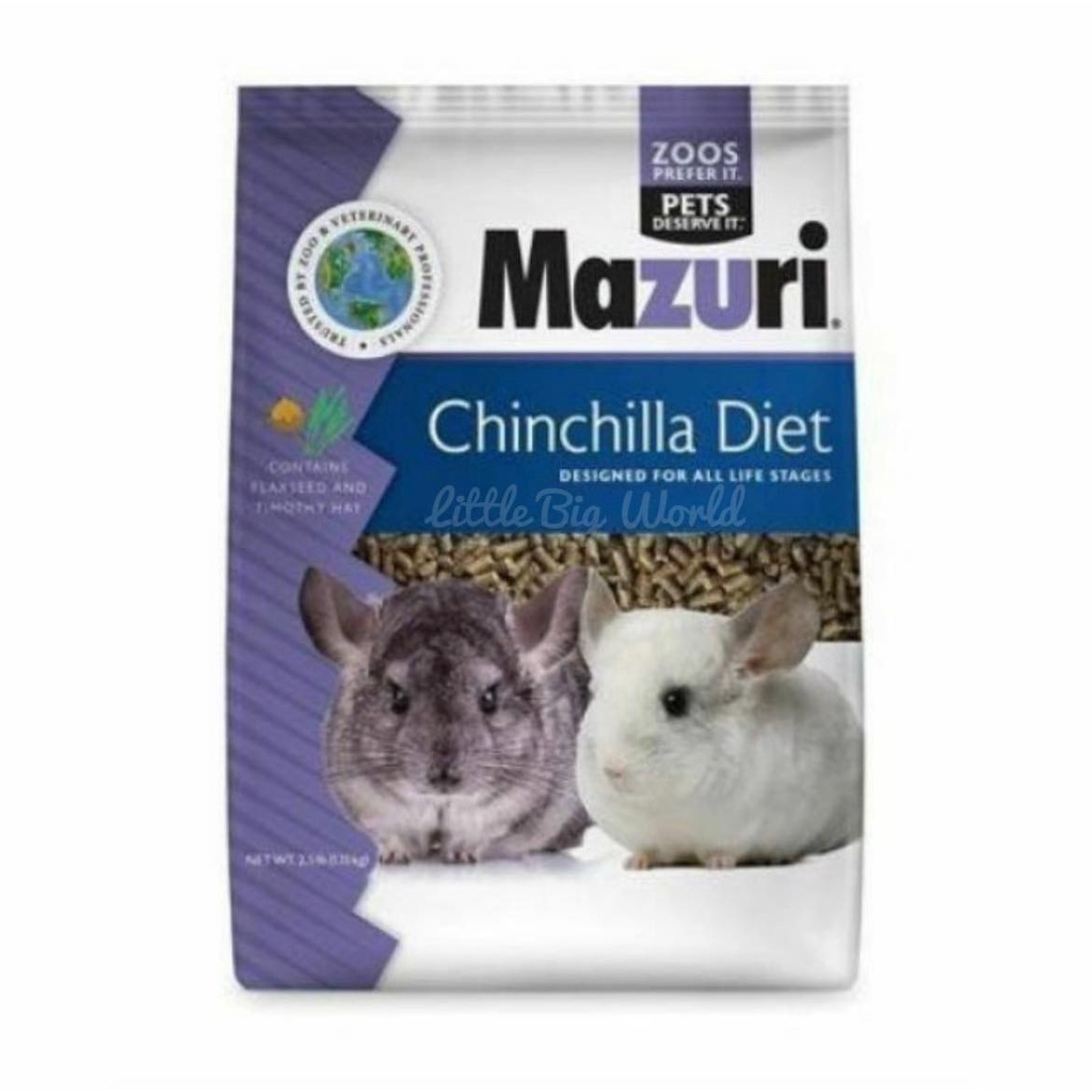 [READY STOCK] MAZURI Chinchilla Food 1KG REPACKED 100 Original