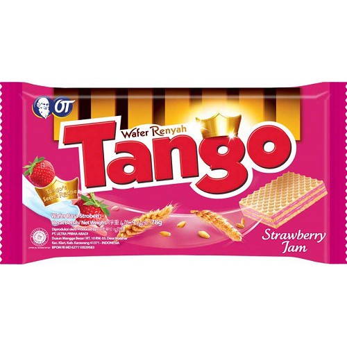 Tango Wafer 78 Gr Chocolate Vanilla Strawberry Malaysia