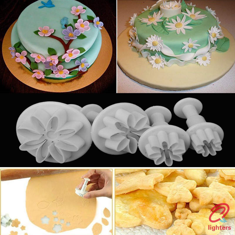 Lighters 33 Pcs Set Fondant Cake Cutters Sugarcraft Homemade