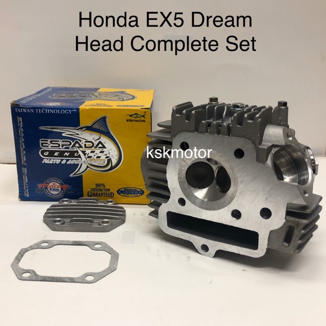 Honda Head Ex5 Dream Complete Set ESPADA(head ex5 dream cyclinder head  racing espada moto ex5 spareparts engin)