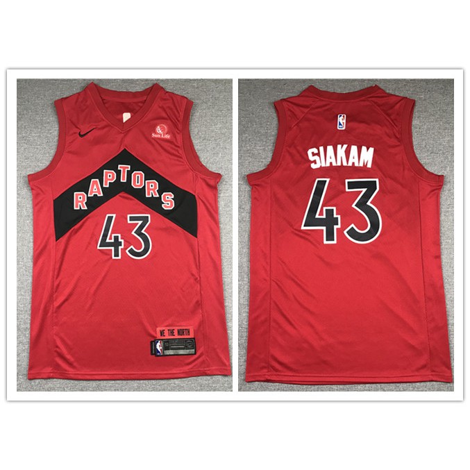Fan Version Unisex Pascal Sikam Jersey 43 Pascal Siakam43# Basketball Jersey Best Gift for Mens League Classic Sleeveless Suit S-XXL No Toronto Raptors 