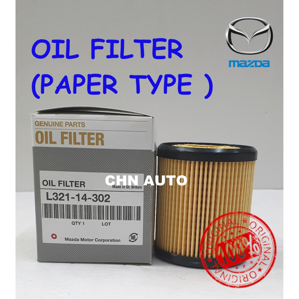 Mazda Oil Filter Paper Type For None Skyactiv Mazda 3 5 6 8 Cx7 Tribute Ford Escape Ford Fusion Shopee Malaysia