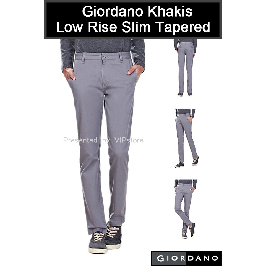 giordano mid rise slim tapered