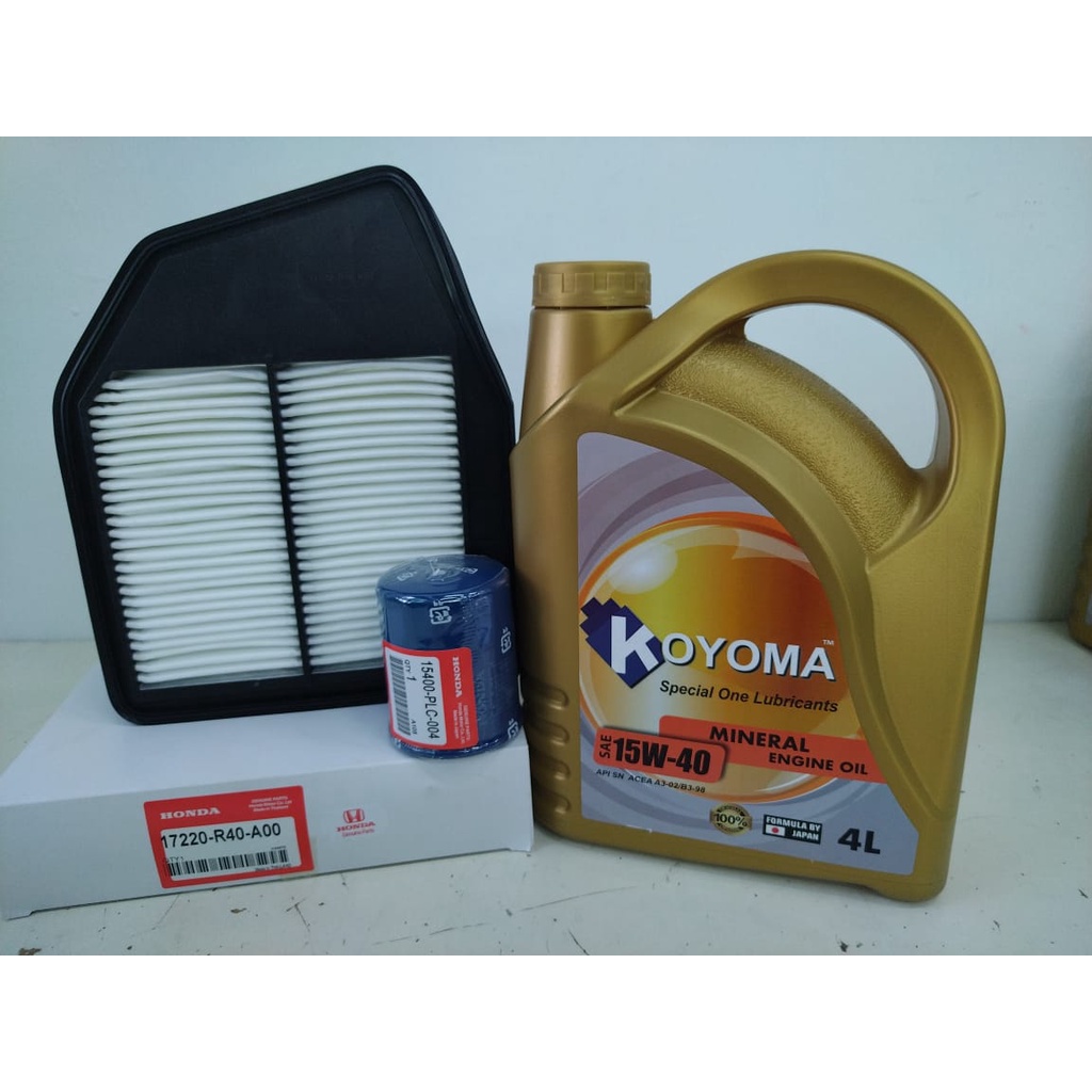 HONDA ACCORD TAO 2.4 2008y 2013y AIR FILTER + OIL FILTER + KOYOMA