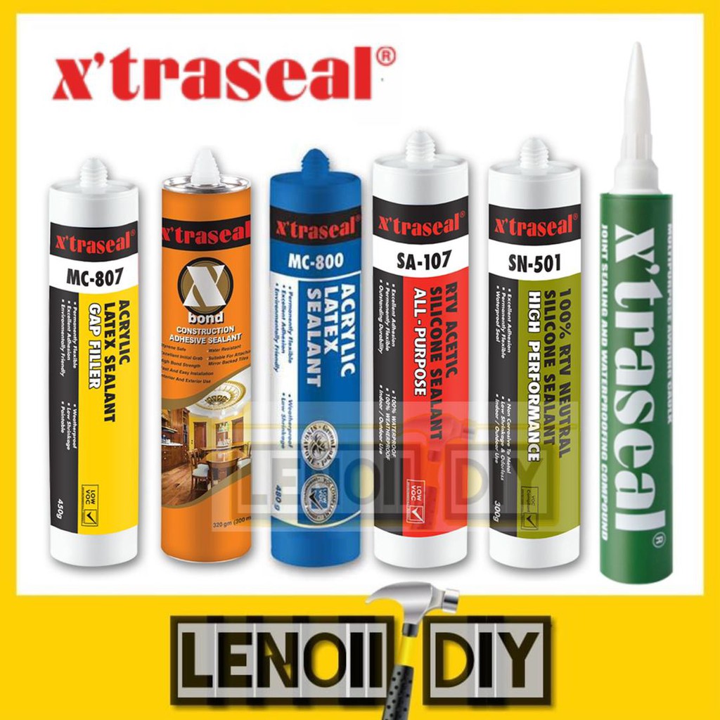 XTRASEAL MC807 Acrylic Latex Sealant Gap Filler Silicone with Others