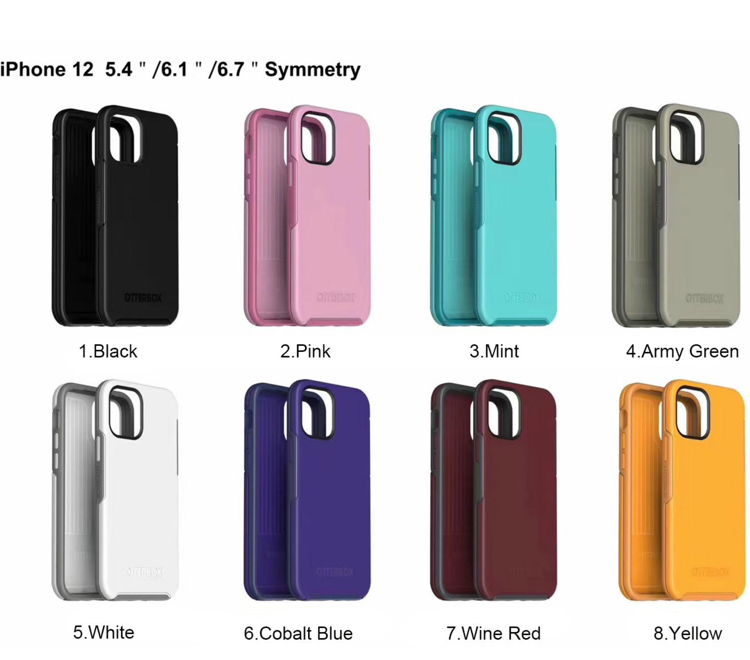 Otterbox Symmetry Iphone12 Mini Iphone 12 Pro Max Iphone 12pro Max 12mini Symmetry Series Case Shopee Malaysia