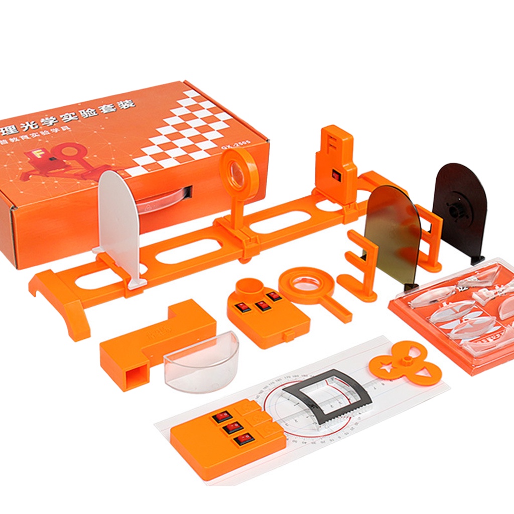 Physical Lab Optics Experiment Kit Optical Bench Set Concave Convex lens Imaging Pinhole Imaging