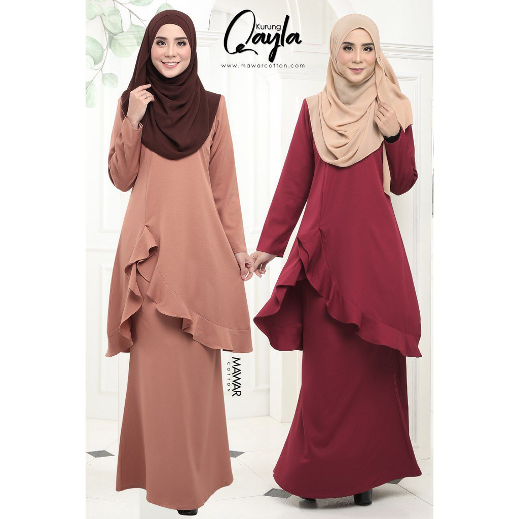  KURUNG  QAYLA Baju  Kurung  Moden  Muslimah Nursing  Friendly  S 