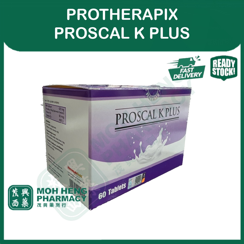 PROTHERAPIX PROSCAL K Plus (60 tablets)(Exp 8/2023) | Shopee Malaysia