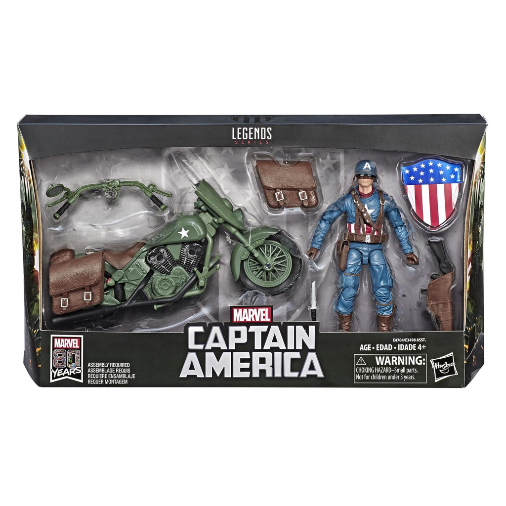 Hasbro Marvel Legends 6 Inch Captain America Action Figure With Motorcycle And Accessories Shopee Malaysia - captain america civil war beta roblox