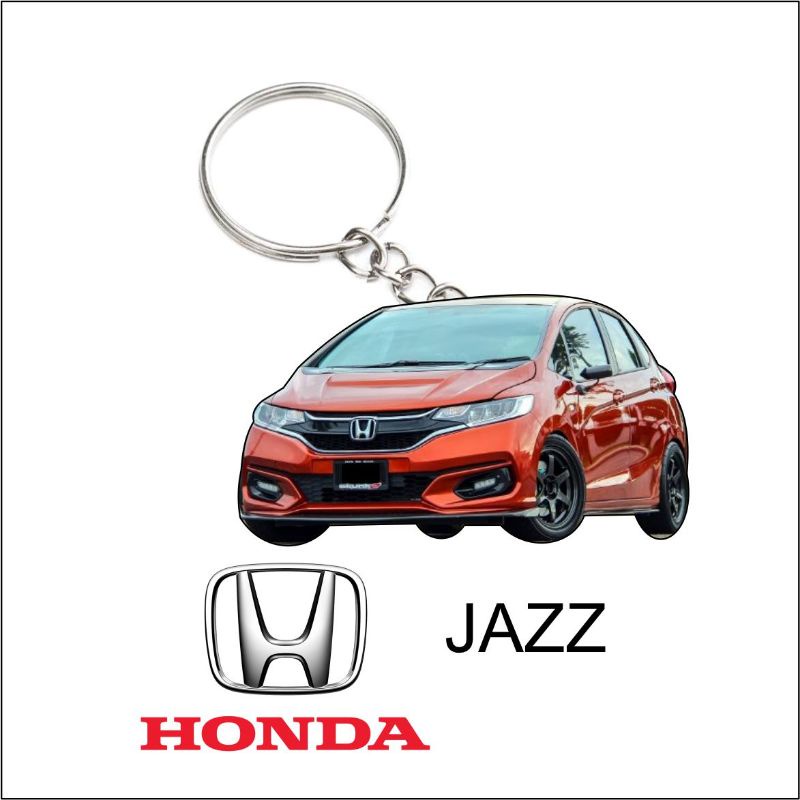 Honda Jazz Red keychain 2d | Shopee Malaysia